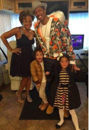 Beth Gardner with her son and two grandchildren, Monroe and Moroccon